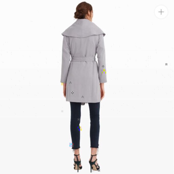 ❗️SOLD❗️Club Monaco Hanne Trench Coat Shadow Grey - Picture 2 of 7